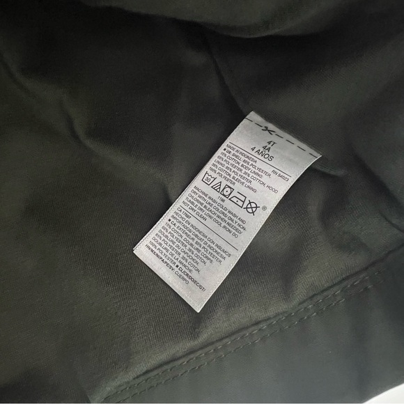 Old Navy Toddler Boy Army Green Zip Up Hooded Light Jacket - Picture 5 of 6